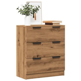 Aparador de madera de ingeniería roble artisan 60x30x70 cm de , Aparadores - Ref: Foro24-856835, Precio: 84,86 €, Descuento: %