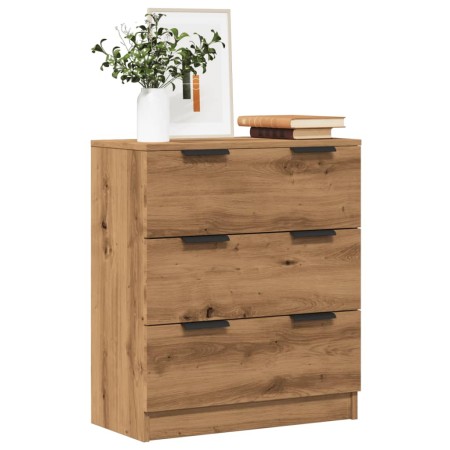 Aparador de madera de ingeniería roble artisan 60x30x70 cm de , Aparadores - Ref: Foro24-856835, Precio: 84,74 €, Descuento: %