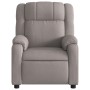 Sillón de masaje reclinable de tela gris taupé de , Sillones - Ref: Foro24-373556, Precio: 246,99 €, Descuento: %