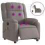 Reclining electric massage armchair in gray taupe fabric by , Armchairs - Ref: Foro24-3205198, Price: 276,27 €, Discount: %