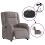 Sillón reclinable de masaje eléctrico tela gris taupe de , Sillones - Ref: Foro24-3205198, Precio: 276,62 €, Descuento: %