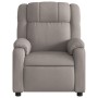 Sillón reclinable de masaje eléctrico tela gris taupe de , Sillones - Ref: Foro24-3205198, Precio: 276,62 €, Descuento: %