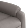 Sillón reclinable de masaje eléctrico tela gris taupe de , Sillones - Ref: Foro24-3205198, Precio: 276,62 €, Descuento: %