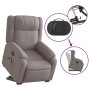 Reclining massage chair with lift in gray taupe fabric by , Armchairs - Ref: Foro24-3205222, Price: 296,37 €, Discount: %