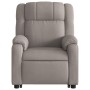 Reclining massage chair with lift in gray taupe fabric by , Armchairs - Ref: Foro24-3205222, Price: 296,37 €, Discount: %