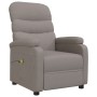 Reclining taupe gray fabric massage chair by , Electric massage chairs - Ref: Foro24-348307, Price: 184,68 €, Discount: %