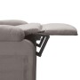 Reclining taupe gray fabric massage chair by , Electric massage chairs - Ref: Foro24-348307, Price: 184,68 €, Discount: %