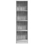 Engineered wood bookshelf in Sonoma gray, 40x24x143 cm. by , Bookcases and shelves - Ref: Foro24-857788, Price: 50,37 €, Disc...