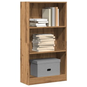 Handgefertigtes Eichenfurnier-Holzregal 60x24x109 cm von , Bücherregale und Regale - Ref: Foro24-857811, Preis: 50,99 €, Raba...