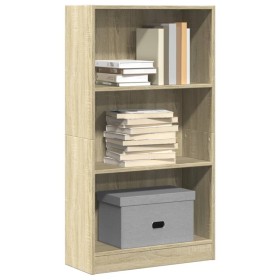 Engineered wood Sonoma oak bookshelf