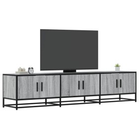 TV stand made of Sonoma gray engineered wood 180x35x41 cm by , TV Furniture - Ref: Foro24-3300788, Price: 125,96 €, Discount: %