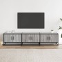 TV stand made of Sonoma gray engineered wood 180x35x41 cm by , TV Furniture - Ref: Foro24-3300788, Price: 125,96 €, Discount: %