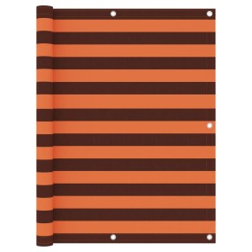 Toldo para balcón tela oxford naranja y marrón 120x500 cm de vidaXL, Sombrillas - Ref: Foro24-134934, Precio: 21,71 €, Descue...