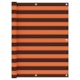 Balcony awning in orange and brown Oxford fabric, 120x500 cm. by vidaXL, Umbrellas - Ref: Foro24-134934, Price: 21,71 €, Disc...