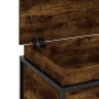 Aufbewahrungsbox mit Deckel aus geräucherter Eichenholz 100x40x51,5 cm. von , Aufbewahrungskörbe - Ref: Foro24-848806, Preis:...