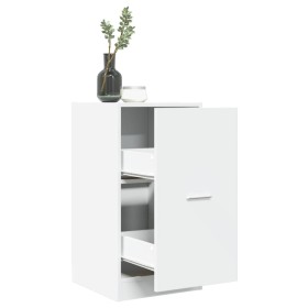 Erste-Hilfe-Schrank aus weißem Ingenieurholz 40x41x77,5 cm. von , Schließfächer und Lagerschränke - Ref: Foro24-855187, Preis...