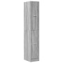 Armario botiquín madera ingeniería gris Sonoma 30x41x174,5 cm de , Taquillas y armarios de almacenamiento - Ref: Foro24-33096...