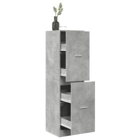 Medicine cabinet made of gray concrete wood engineering, measuring 40x41x144.5 cm. by , Lockers and storage cabinets - Ref: F...