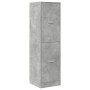 Armario botiquín madera ingeniería gris hormigón 40x41x144,5 cm de , Taquillas y armarios de almacenamiento - Ref: Foro24-330...