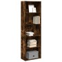 Estantería madera de ingeniería roble ahumado 60x30x189 cm de , Librerías y estanterías - Ref: Foro24-857921, Precio: 82,99 €...