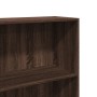 Engineered wood brown oak bookshelf 60x30x189 cm by , Bookcases and shelves - Ref: Foro24-857923, Price: 84,91 €, Discount: %