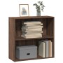 Engineered wood brown oak bookshelf 80x30x77 cm by , Bookcases and shelves - Ref: Foro24-857928, Price: 50,99 €, Discount: %