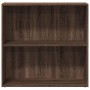 Engineered wood brown oak bookshelf 80x30x77 cm by , Bookcases and shelves - Ref: Foro24-857928, Price: 50,99 €, Discount: %