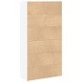 Estantería de madera de ingeniería blanca 80x30x152 cm de , Librerías y estanterías - Ref: Foro24-857940, Precio: 78,92 €, De...