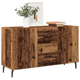 Aparador de madera de ingeniería envejecida 100x36x60 cm de , Aparadores - Ref: Foro24-857322, Precio: 99,99 €, Descuento: %