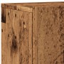 Wall-mounted TV furniture, set of 2, aged wood, 80x30x41 cm by , Closets and storage - Ref: Foro24-857667, Price: 83,91 €, Di...