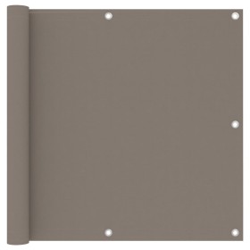 Toldo para balcón de tela oxford gris taupe 90x500 cm de vidaXL, Sombrillas - Ref: Foro24-134990, Precio: 25,99 €, Descuento: %