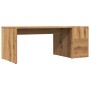 Artisan oak engineered wood coffee table 90x45x35 cm by , Coffee table - Ref: Foro24-856057, Price: 48,07 €, Discount: %