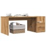 Artisan oak engineered wood coffee table 90x45x35 cm by , Coffee table - Ref: Foro24-856057, Price: 48,07 €, Discount: %