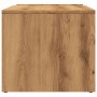 Artisan oak engineered wood coffee table 90x45x35 cm by , Coffee table - Ref: Foro24-856057, Price: 48,07 €, Discount: %