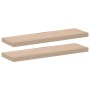 Estantes flotantes 2 uds madera de ingeniería 80x23,5x4 cm de , Estantes y estanterías - Ref: Foro24-4010692, Precio: 49,67 €...