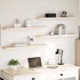 Floating shelves 4 units engineered wood 110x23.5x4 cm by , Shelves and shelves - Ref: Foro24-4010699, Price: 120,76 €, Disco...