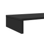 Soporte para monitor madera de ingeniería negro 100x27x10 cm de , Bases y elevadores para ordenadores - Ref: Foro24-854653, P...