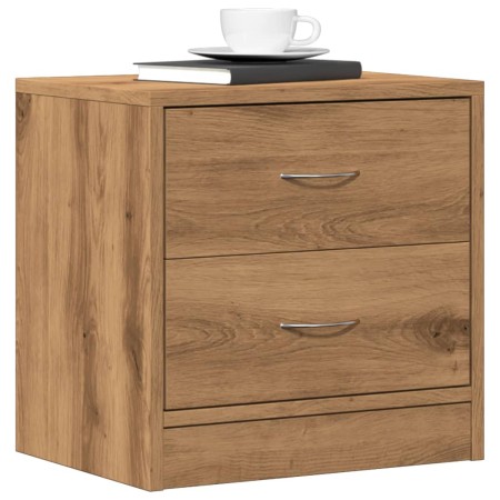 Engineered wood oak artisan bedside table 40x30x40 cm by , Nightstands - Ref: Foro24-855926, Price: 47,99 €, Discount: %