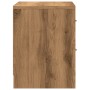 Engineered wood oak artisan bedside table 40x30x40 cm by , Nightstands - Ref: Foro24-855926, Price: 47,99 €, Discount: %