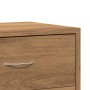 Engineered wood oak artisan bedside table 40x30x40 cm by , Nightstands - Ref: Foro24-855926, Price: 47,99 €, Discount: %