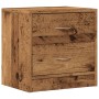 Mesita de noche madera de ingeniería envejecida 40x30x40 cm de , Mesitas de noche - Ref: Foro24-855924, Precio: 47,46 €, Desc...