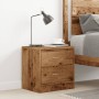 Aged engineered wood bedside table 40x30x40 cm by , Nightstands - Ref: Foro24-855924, Price: 47,46 €, Discount: %