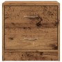 Mesita de noche madera de ingeniería envejecida 40x30x40 cm de , Mesitas de noche - Ref: Foro24-855924, Precio: 47,46 €, Desc...