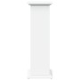 Pedestal expositor con almacenaje madera blanco 31x30x90 cm de , Soportes para macetas - Ref: Foro24-854607, Precio: 73,83 €,...