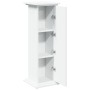 Pedestal expositor con almacenaje madera blanco 31x30x90 cm de , Soportes para macetas - Ref: Foro24-854607, Precio: 73,83 €,...