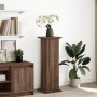 Brown oak pedestal display with storage 31x30x90 cm | Foro24|Onlineshop| Casa, Jardín y Más Foro24.es