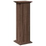 Brown oak pedestal display with storage 31x30x90 cm | Foro24|Onlineshop| Casa, Jardín y Más Foro24.es