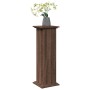 Brown oak pedestal display with storage 31x30x90 cm | Foro24|Onlineshop| Casa, Jardín y Más Foro24.es