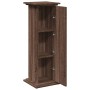 Brown oak pedestal display with storage 31x30x90 cm | Foro24|Onlineshop| Casa, Jardín y Más Foro24.es