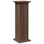 Brown oak pedestal display with storage 31x30x90 cm | Foro24|Onlineshop| Casa, Jardín y Más Foro24.es